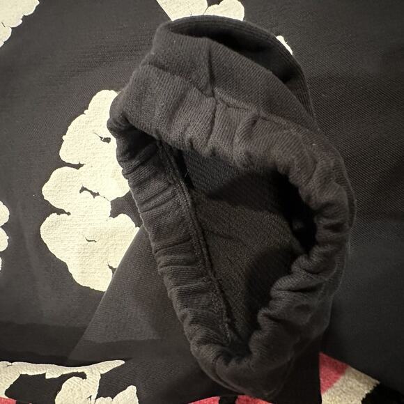 Denim Tears The Cotton Wreath Sweatpants – Black – Size XXL – New (Opened) - Picture 4 of 12